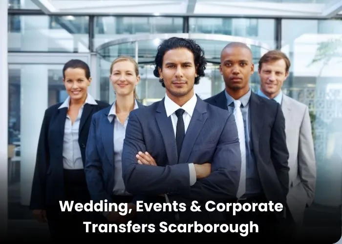 Scarborough 5 Wedding and corporate group transport from Scarborough using a spacious maxi taxi